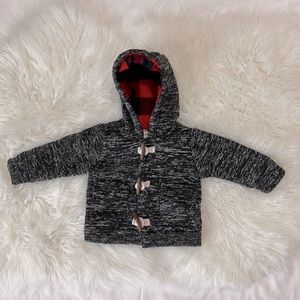 Carter’s Heather Grey and Black Sweater